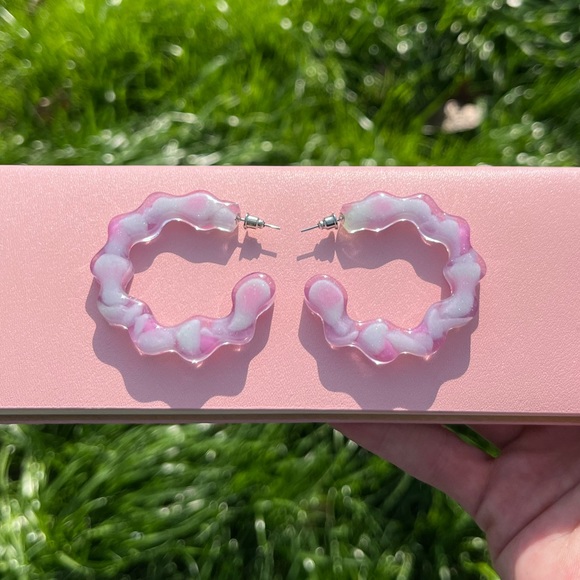 Handmade Y2K Open Hoop Earrings - Picture 7 of 16